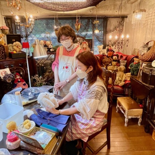 くーなん 田中 佐枝先生 テディベア手作り教室