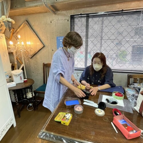 くーなん 田中 佐枝先生 テディベア手作り教室