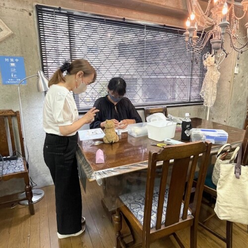 Pyan-Pyan 濱中 千代子先生 テディベア手作り教室
