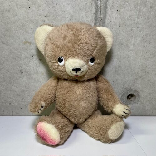 メーカー不明 ビンテージ ぬいぐるみ 年代不明 全長約35㎝:ビフォー1