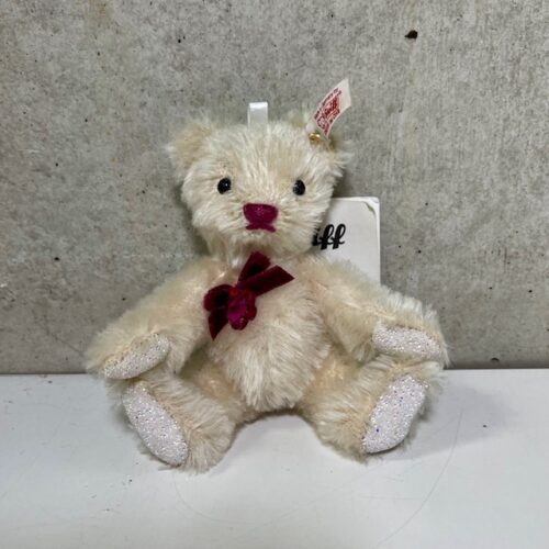 ドイツ シュタイフ社製 ローラ.テディベア.キーリング 全長約15cm:アフター1