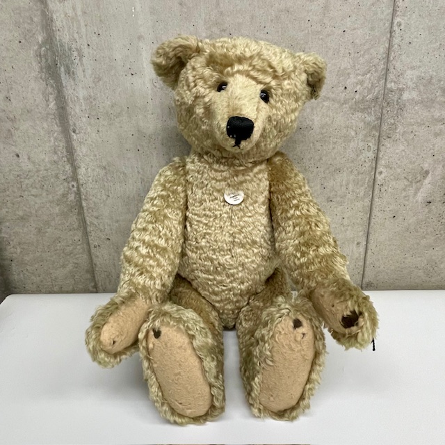 ドイツ シュタイフ社製 1909年製 Replica 復刻版 テディベア:ビフォー1