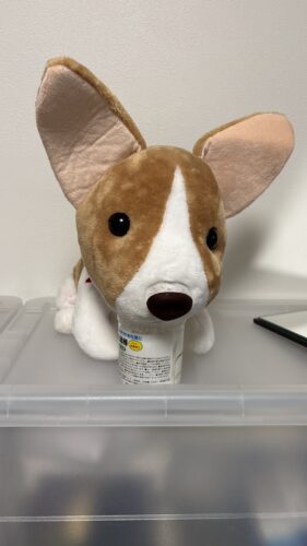 修理 シナダ だいちゃん 犬のぬいぐるみ 全長約40㎝