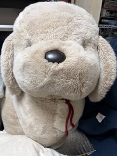 修理 オリエンタルトーイ犬のぬいぐるみ うめ吉 全長約50㎝